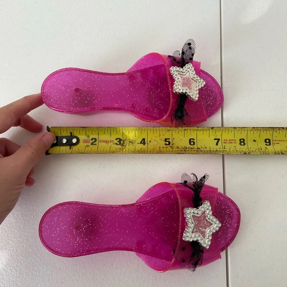 Girl’s dress up play‎ pink sparkle princess shoes - Picture 7 of 7